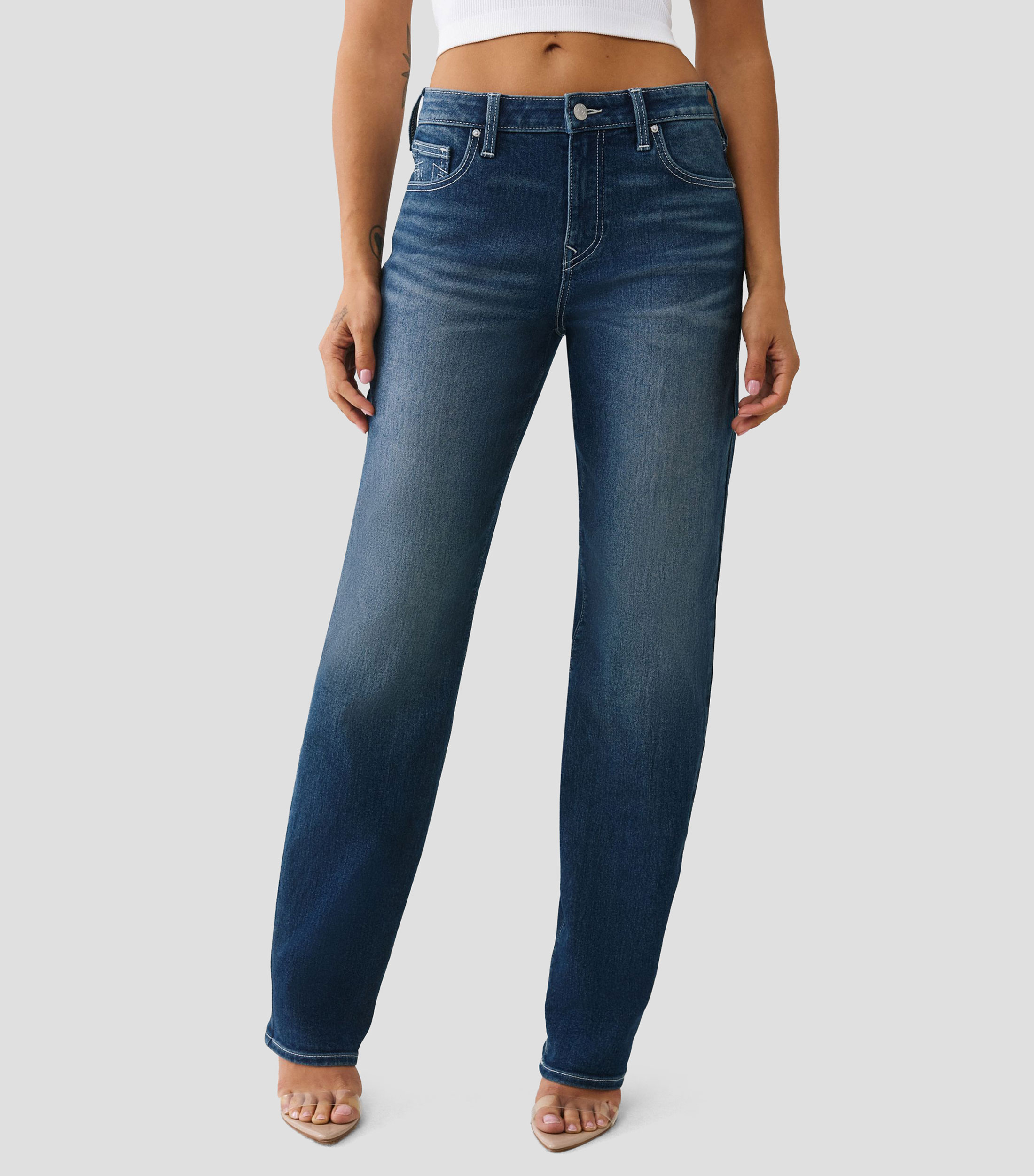 Jeans straight Mujer